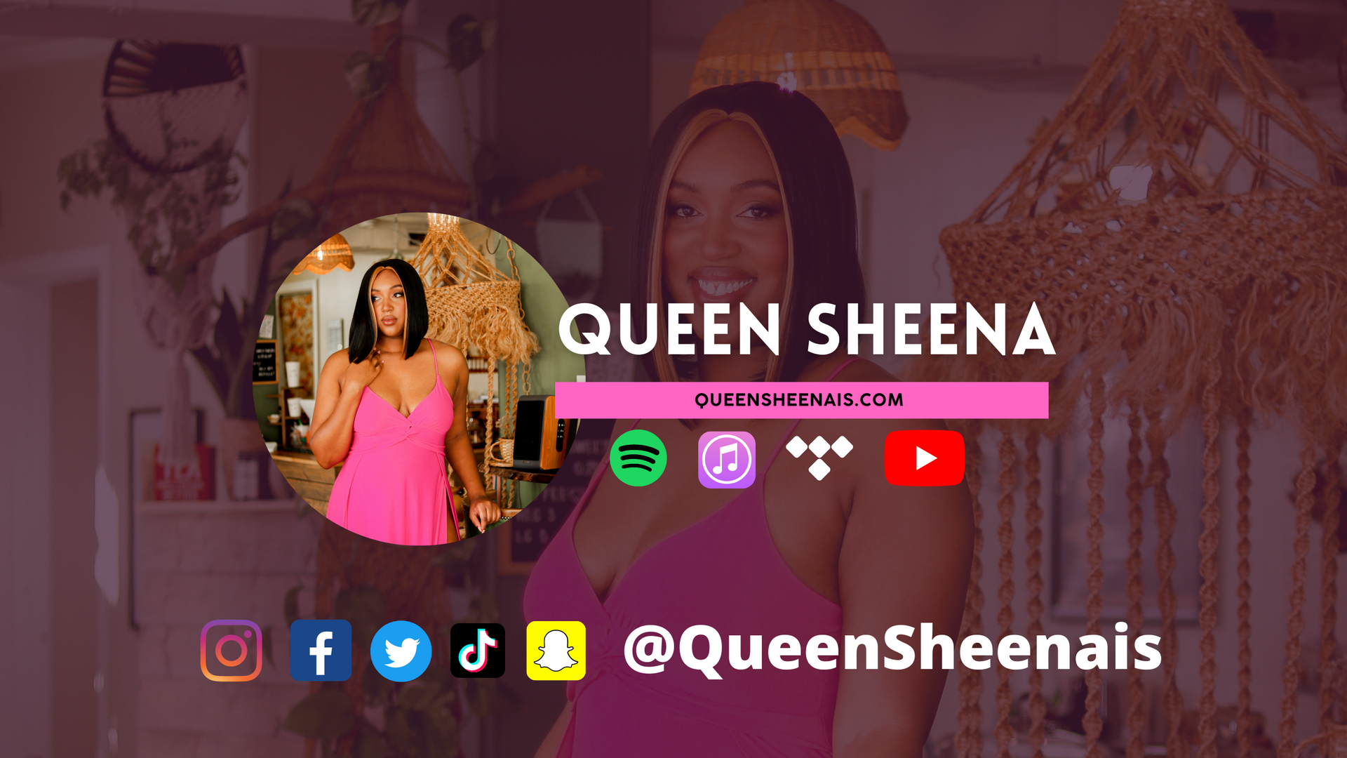 Load video: Queen Sheena Merch