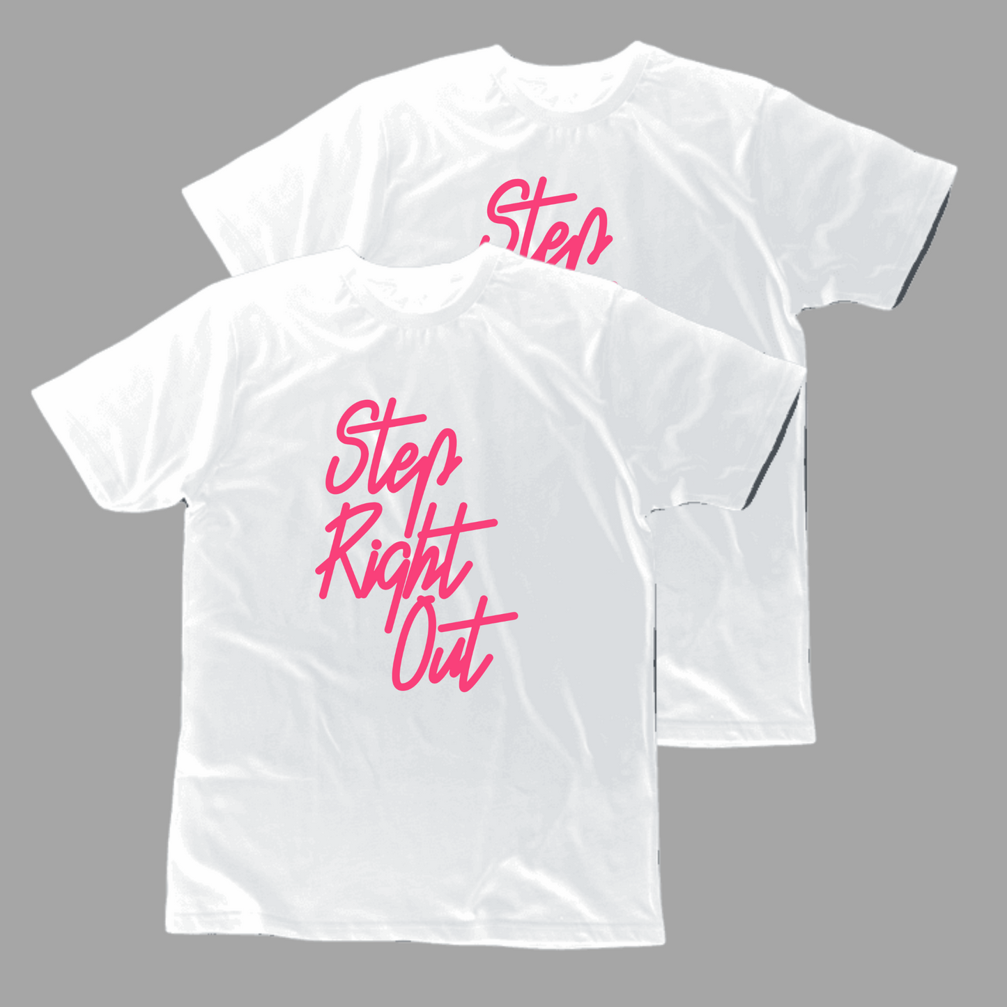 STEP RIGHT OUT TEE [white]